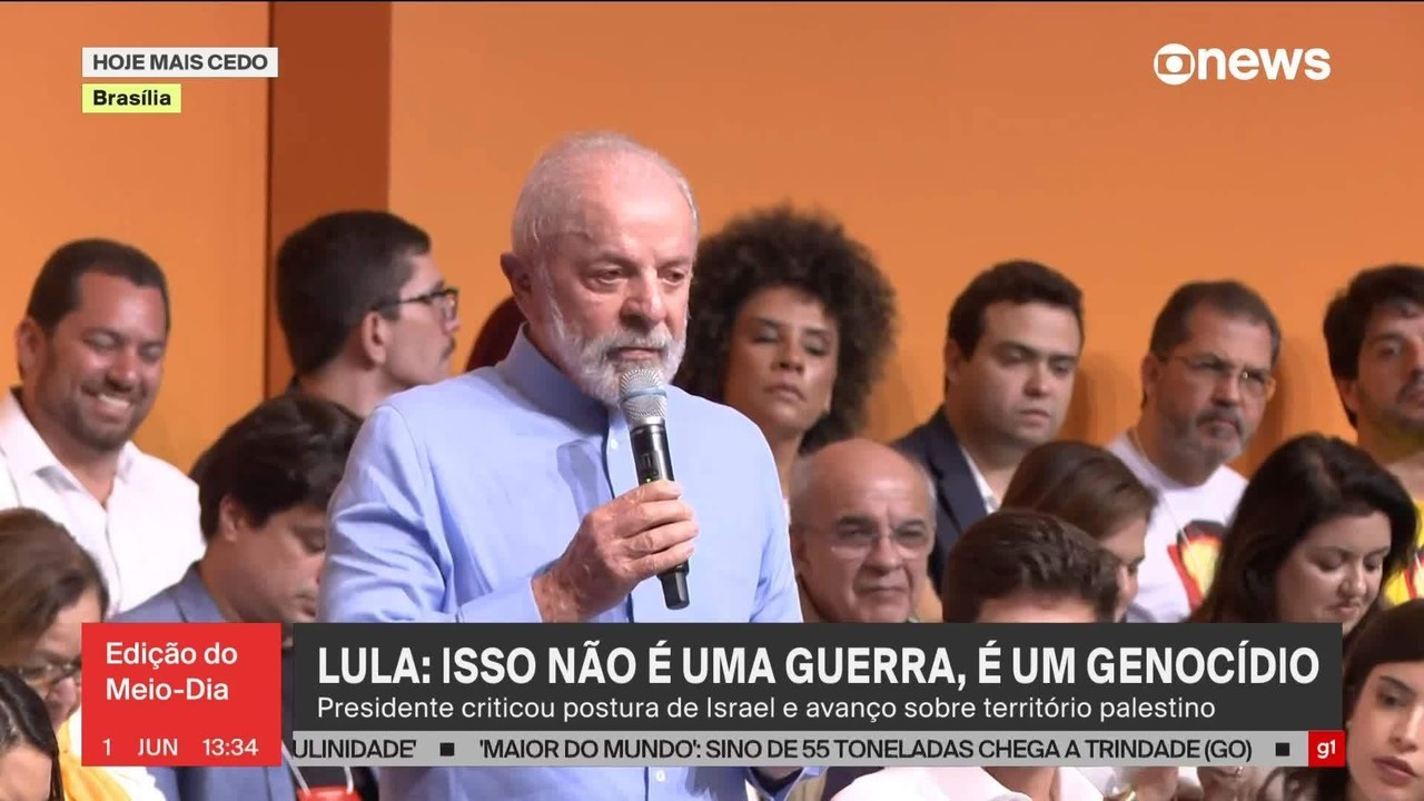 Lula volta a condenar ataques de Israel na Faixa de Gaza: 'Massacre'