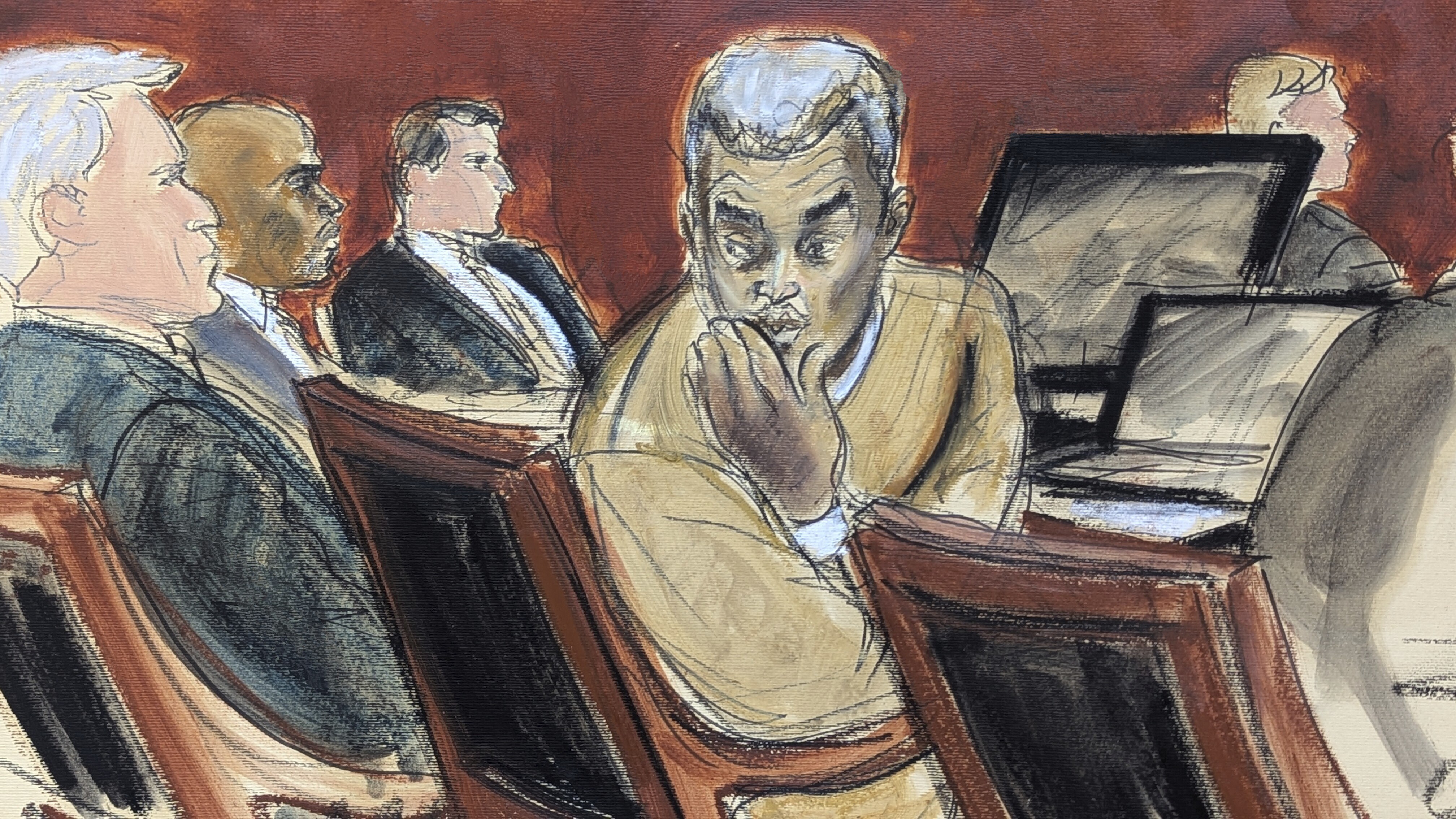 Ex de Diddy chora em tribunal, dizendo que ele ignorou seus apelos para interromper maratonas de sexo